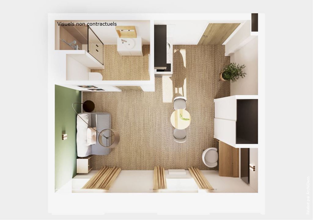 Appartement Studio ALBI (81000) C&DP IMMOBILIER